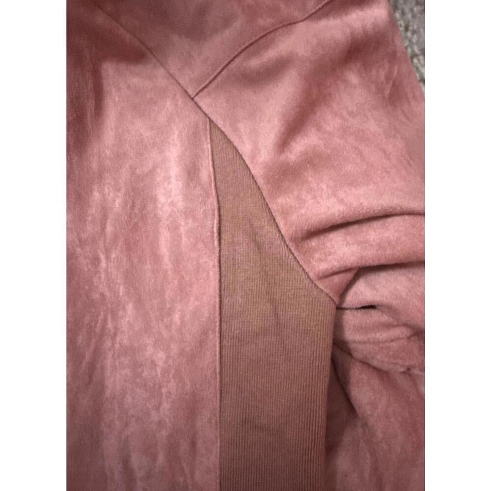 BB Dakota rose taupe faux suede jacket - Picture 6 of 10